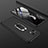 Coque Plastique Housse Etui Rigide Mat avec Support Bague Anneau Aimante Magnetique P02 pour Xiaomi Mi 11 Lite 4G Noir Petit