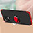 Coque Plastique Housse Etui Rigide Mat avec Support Bague Anneau Aimante Magnetique P02 pour Xiaomi Mi 11 Lite 4G Petit