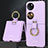 Coque Plastique Mat Protection Integrale 360 Degres Avant et Arriere Etui Housse AC2 pour Huawei Pocket S Violet