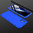 Coque Plastique Mat Protection Integrale 360 Degres Avant et Arriere Etui Housse M01 pour Samsung Galaxy M31s Bleu