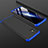 Coque Plastique Mat Protection Integrale 360 Degres Avant et Arriere Etui Housse M01 pour Samsung Galaxy M31s Bleu et Noir