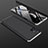 Coque Plastique Mat Protection Integrale 360 Degres Avant et Arriere Etui Housse M01 pour Samsung Galaxy M51 Argent et Noir