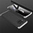 Coque Plastique Mat Protection Integrale 360 Degres Avant et Arriere Etui Housse M01 pour Xiaomi Mi 10T Lite 5G Argent et Noir