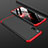 Coque Plastique Mat Protection Integrale 360 Degres Avant et Arriere Etui Housse M01 pour Xiaomi Mi 9 Rouge et Noir