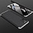 Coque Plastique Mat Protection Integrale 360 Degres Avant et Arriere Etui Housse M01 pour Xiaomi Poco M3 Argent et Noir