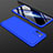 Coque Plastique Mat Protection Integrale 360 Degres Avant et Arriere Etui Housse M01 pour Xiaomi Poco M3 Bleu
