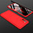 Coque Plastique Mat Protection Integrale 360 Degres Avant et Arriere Etui Housse M01 pour Xiaomi Poco M3 Rouge