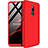 Coque Plastique Mat Protection Integrale 360 Degres Avant et Arriere Etui Housse M01 pour Xiaomi Redmi 8 Rouge