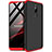 Coque Plastique Mat Protection Integrale 360 Degres Avant et Arriere Etui Housse M01 pour Xiaomi Redmi 8 Rouge et Noir