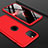 Coque Plastique Mat Protection Integrale 360 Degres Avant et Arriere Etui Housse P01 pour Apple iPhone 11 Pro Max Rouge