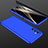 Coque Plastique Mat Protection Integrale 360 Degres Avant et Arriere Etui Housse P01 pour Samsung Galaxy F13 4G Bleu