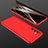 Coque Plastique Mat Protection Integrale 360 Degres Avant et Arriere Etui Housse P01 pour Samsung Galaxy F13 4G Rouge