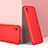 Coque Plastique Mat Protection Integrale 360 Degres Avant et Arriere Etui Housse P01 pour Xiaomi Redmi 9A Rouge
