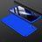 Coque Plastique Mat Protection Integrale 360 Degres Avant et Arriere Etui Housse pour Huawei Honor 8A Bleu