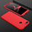 Coque Plastique Mat Protection Integrale 360 Degres Avant et Arriere Etui Housse pour Huawei Honor 9 Lite Rouge
