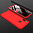 Coque Plastique Mat Protection Integrale 360 Degres Avant et Arriere Etui Housse pour Huawei P30 Lite Rouge