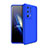 Coque Plastique Mat Protection Integrale 360 Degres Avant et Arriere Etui Housse pour Huawei P40 Pro+ Plus Bleu