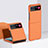 Coque Plastique Mat Protection Integrale 360 Degres Avant et Arriere Etui Housse pour Motorola Moto Razr 40 5G Orange