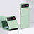 Coque Plastique Mat Protection Integrale 360 Degres Avant et Arriere Etui Housse pour Motorola Moto Razr 40 5G Pastel Vert