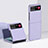Coque Plastique Mat Protection Integrale 360 Degres Avant et Arriere Etui Housse pour Motorola Moto Razr 40 5G Violet
