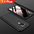 Coque Plastique Mat Protection Integrale 360 Degres Avant et Arriere Etui Housse pour Nokia 7.1 Plus Noir