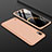Coque Plastique Mat Protection Integrale 360 Degres Avant et Arriere Etui Housse pour Samsung Galaxy A10 Or