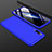 Coque Plastique Mat Protection Integrale 360 Degres Avant et Arriere Etui Housse pour Samsung Galaxy A30S Bleu