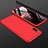 Coque Plastique Mat Protection Integrale 360 Degres Avant et Arriere Etui Housse pour Samsung Galaxy A30S Rouge