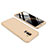 Coque Plastique Mat Protection Integrale 360 Degres Avant et Arriere Etui Housse pour Samsung Galaxy A9 Star Lite Or
