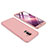 Coque Plastique Mat Protection Integrale 360 Degres Avant et Arriere Etui Housse pour Samsung Galaxy A9 Star Lite Rose