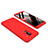 Coque Plastique Mat Protection Integrale 360 Degres Avant et Arriere Etui Housse pour Samsung Galaxy A9 Star Lite Rouge