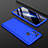 Coque Plastique Mat Protection Integrale 360 Degres Avant et Arriere Etui Housse pour Samsung Galaxy M21s Bleu