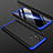 Coque Plastique Mat Protection Integrale 360 Degres Avant et Arriere Etui Housse pour Samsung Galaxy M31 Prime Edition Bleu et Noir