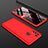 Coque Plastique Mat Protection Integrale 360 Degres Avant et Arriere Etui Housse pour Samsung Galaxy M31 Prime Edition Rouge