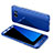 Coque Plastique Mat Protection Integrale 360 Degres Avant et Arriere Etui Housse pour Samsung Galaxy S7 Edge G935F Bleu