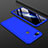 Coque Plastique Mat Protection Integrale 360 Degres Avant et Arriere Etui Housse pour Xiaomi Mi 8 Lite Bleu