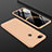 Coque Plastique Mat Protection Integrale 360 Degres Avant et Arriere Etui Housse pour Xiaomi Mi 8 Lite Or
