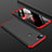 Coque Plastique Mat Protection Integrale 360 Degres Avant et Arriere Etui Housse pour Xiaomi Mi 8 Lite Rouge et Noir