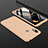 Coque Plastique Mat Protection Integrale 360 Degres Avant et Arriere Etui Housse pour Xiaomi Mi Max 3 Or