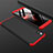 Coque Plastique Mat Protection Integrale 360 Degres Avant et Arriere Etui Housse pour Xiaomi Redmi 7A Rouge et Noir