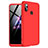 Coque Plastique Mat Protection Integrale 360 Degres Avant et Arriere Etui Housse pour Xiaomi Redmi Note 6 Pro Rouge