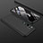 Coque Plastique Mat Protection Integrale 360 Degres Avant et Arriere Etui Housse R01 pour Xiaomi Mi Note 10 Pro Noir