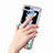 Coque Plastique Mat Protection Integrale 360 Degres Avant et Arriere Etui Housse SD2 pour Samsung Galaxy Z Flip5 5G Petit