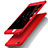 Coque Plastique Mat Protection Integrale 360 Degres Avant et Arriere M01 pour Apple iPhone 6S Plus Rouge