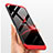Coque Plastique Mat Protection Integrale 360 Degres Avant et Arriere Q01 pour Huawei Y9 (2019) Rouge et Noir Petit