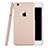 Coque Plastique Rigide avec Trou Mat pour Apple iPhone 6S Plus Or Rose