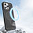 Coque Plastique Rigide Etui Housse Mailles Filet avec Mag-Safe Magnetic Magnetique pour Apple iPhone 14 Pro Max Petit