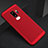 Coque Plastique Rigide Etui Housse Mailles Filet pour Samsung Galaxy S9 Plus Rouge