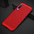 Coque Plastique Rigide Etui Housse Mailles Filet pour Xiaomi Mi 9 Pro Rouge