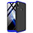 Coque Plastique Rigide Etui Housse Mat A01 pour Huawei Enjoy 9 Plus Bleu et Noir